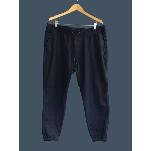 I.N.C. -BLUE MEN'S PANTS SIZE XX-LARGE TAPERED LEG ELASTIC WAISTBAND-NWT